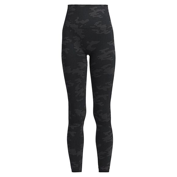 Spanx FL3515 Sz S (2-4) Black Camo Look at Me Now High-Waisted Seamless Leggings - Picture 9 of 11
